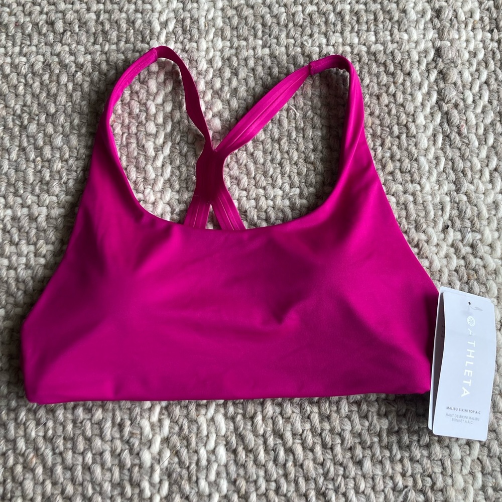 Athleta Malibu Bikini Top A-C NWT